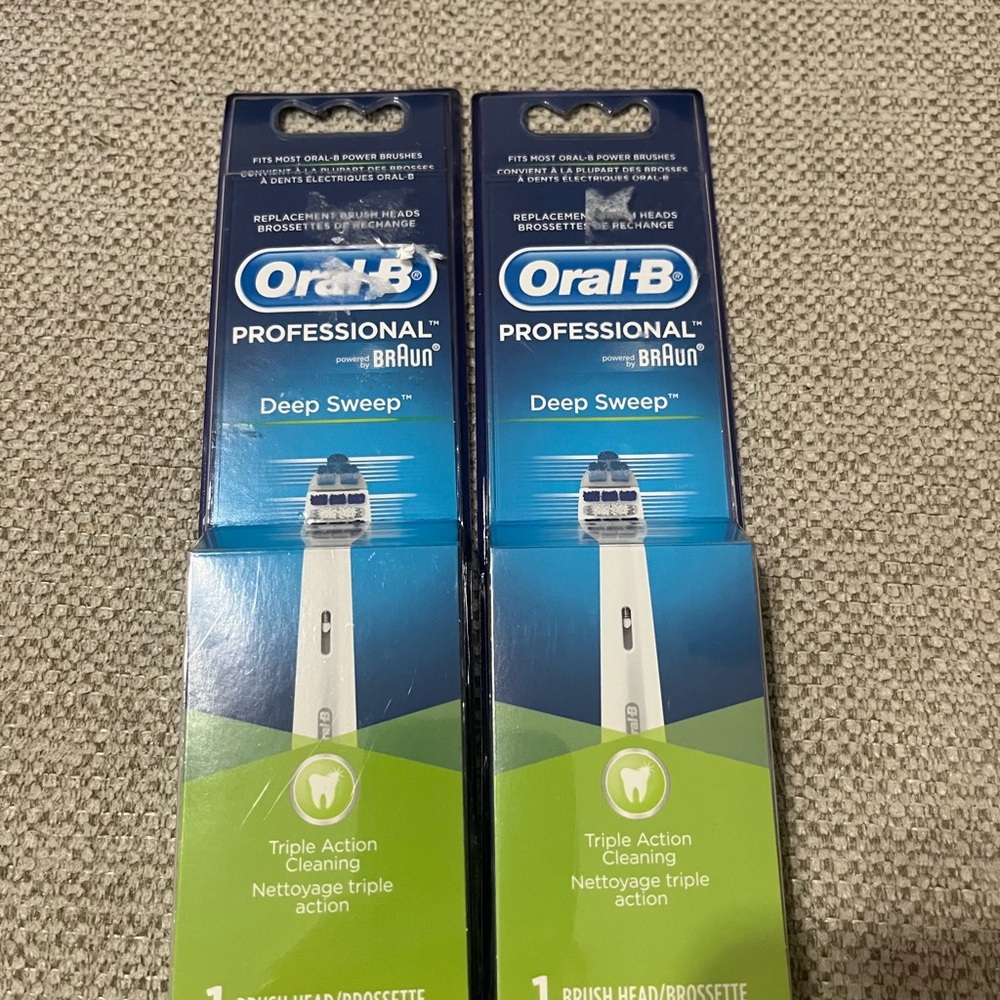 Oral-B Professional Deep Sweep Brush‎ Heads pack of 2